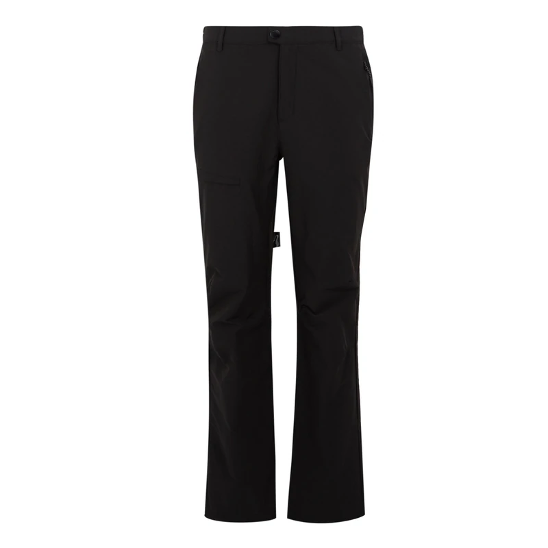 Regatta Mens Highton II Walking Trousers Water Repellent Hiking Pants Black