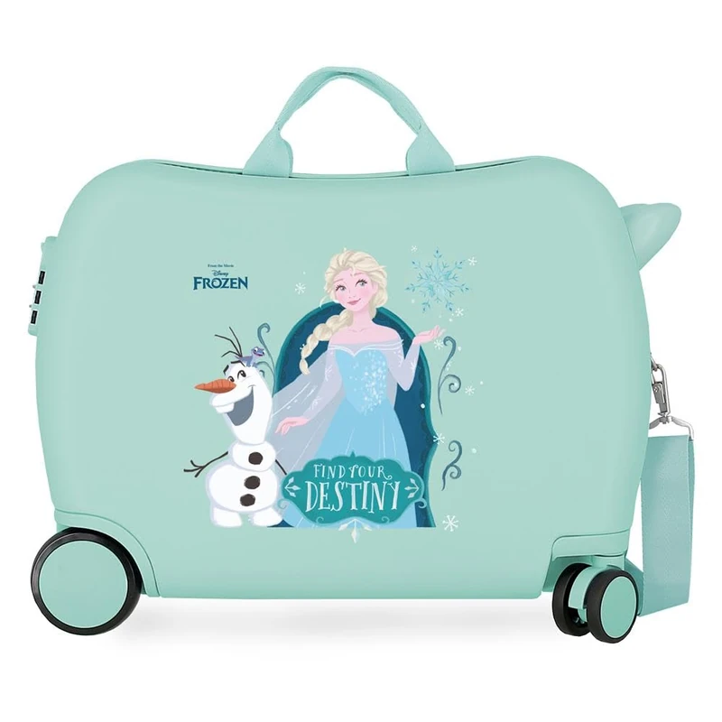 Disney Joumma Nature is Magical - Frozen II Children's Suitcase Blue 50 x 38 x 20 cm Rigid 1.8 kg Combination Lock Side ABS 1.8 kg 38L Hand Luggage, Blue, One Size, Children's Suitcase