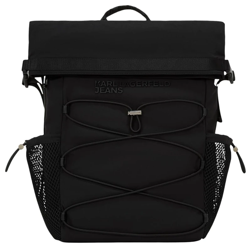 KARL LAGERFELD JEANS Men Utility String Backpack Black One size
