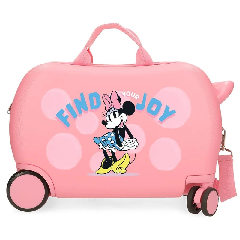 Disney Joumma Mickey & Minnie Children's Suitcase Multicolour 45 x 31 x 20 cm Hard 1.8 kg Combination Lock Side ABS 1.8 kg 27.9L Hand Luggage, Multicoloured, One Size, Children's Suitcase