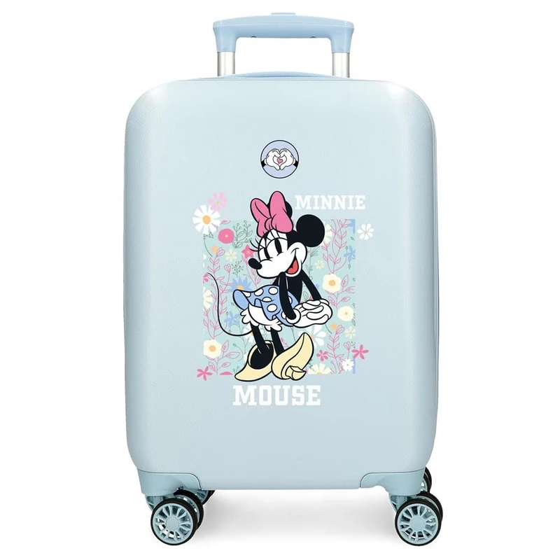 Disney Joumma Minnie Happy Cabin Suitcase Blue 33 x 50 x 20 cm Rigid 2 kg Combination Lock Side ABS 2 kg 33L Hand Luggage, Blue, One Size, Cabin Suitcase