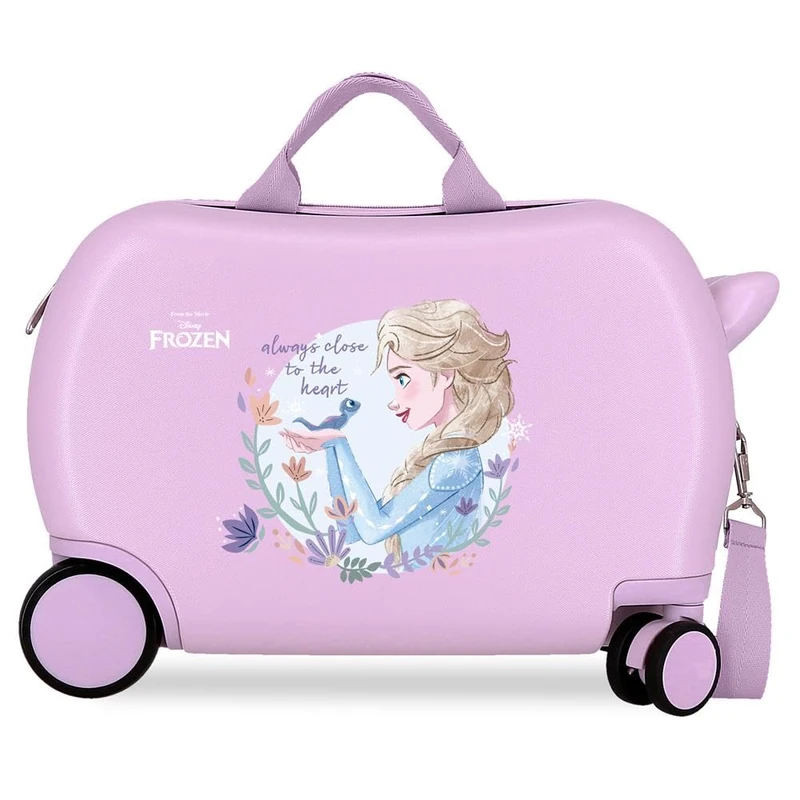 Disney Joumma Close to The Heart Frozen Children's Suitcase Purple 45 x 31 x 20 cm Rigid 1.8 kg Combination Lock Side ABS 1.8 kg 27.9L Hand Luggage, Berry, One Size, Children's Suitcase