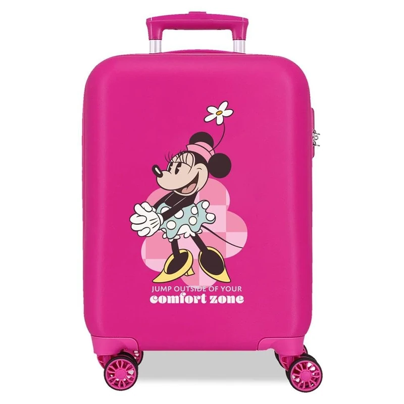 Disney Joumma Mickey & Minnie Cabin Suitcase Multicolor 33 x 50 x 20 cm Rigid 2 kg Combination Lock Side ABS 2 kg 33L Hand Luggage, Multicoloured, One Size, Cabin Suitcase