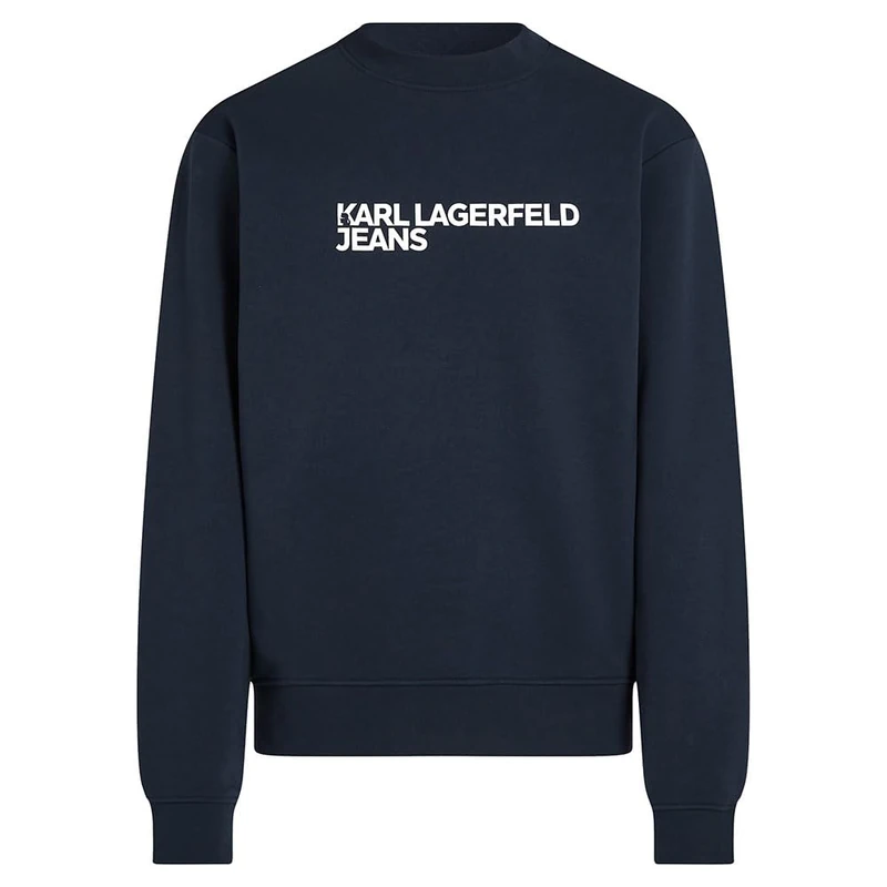 KARL LAGERFELD JEANS, Men's, Essential Logo Sweat, Regular Fit, Black, XL