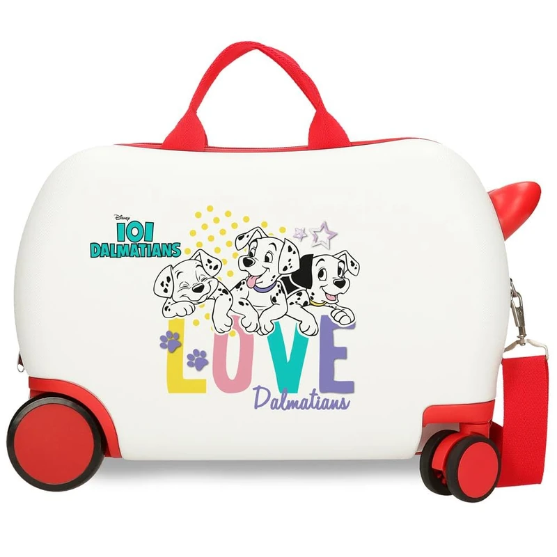 Joumma Disney Mickey Mountain Children's Suitcase White 45 x 31 x 20 cm Rigid 1.8 kg Combination Lock Side ABS 1.8 kg 27.9L Hand Luggage, White, One Size, Children's Suitcase