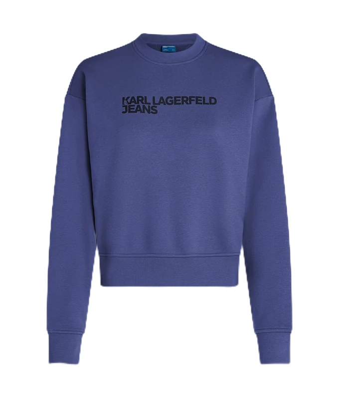 KARL LAGERFELD JEANS, Women's, Essential Logo Sweat, Regular Fit, Blue, L