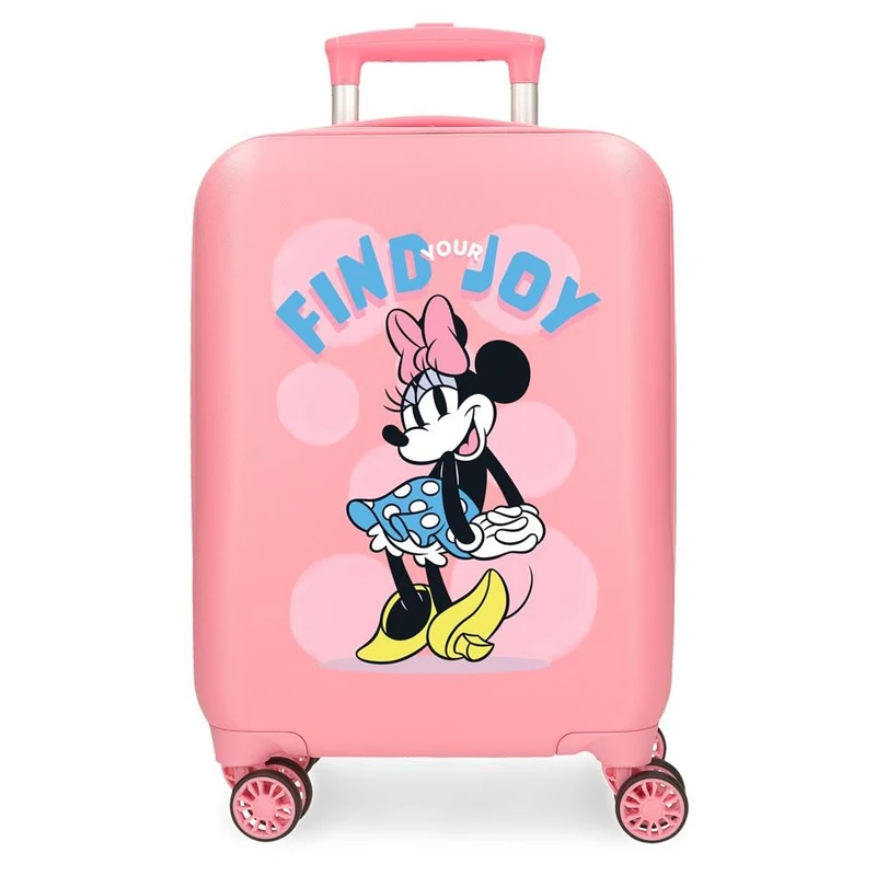 Disney Joumma Mickey & Minnie Cabin Suitcase Multicolor 33 x 50 x 20 cm Rigid 2 kg Combination Lock Side ABS 2 kg 33L Hand Luggage, Multicoloured, One Size, Cabin Suitcase