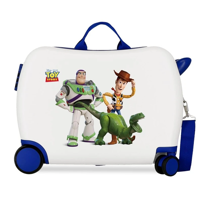 Joumma Disney Family Pixar Children's Suitcase White 50 x 38 x 20 cm Rigid 1.8 kg Combination Lock Side ABS 1.8 kg 38L Hand Luggage, White, One Size, Children's Suitcase