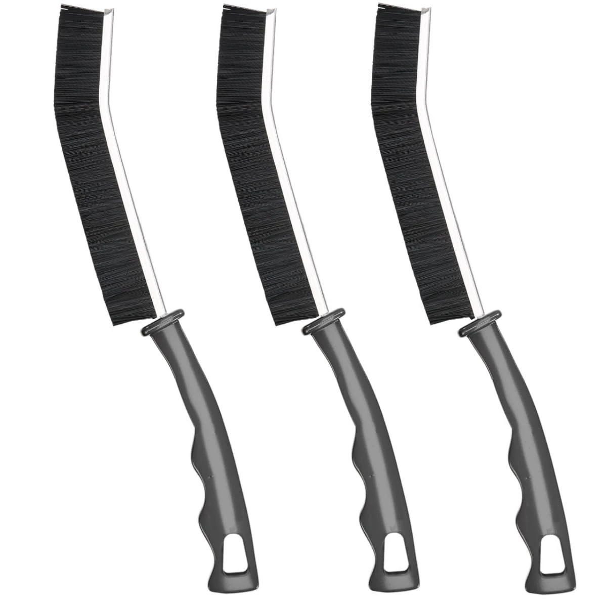 CUCM Cleaning Brush,Hard Bristle Crevice Cleaning Brush UK 3 Pcs Bathroom Crevice Gaps Brush Groove Crevice Cleaning Tool for Narrow Corners in Home Kitchen Bathroom and Window