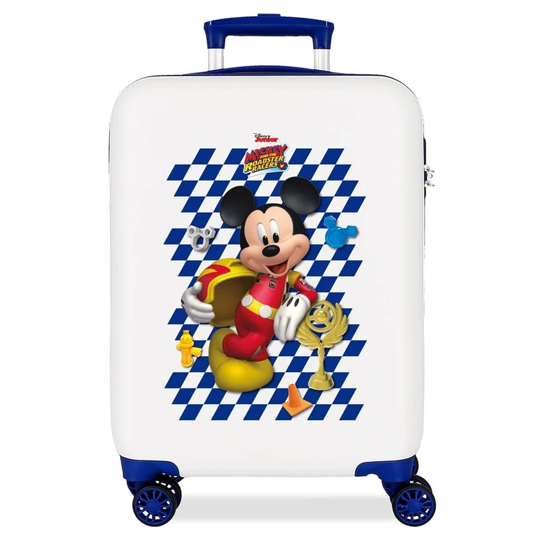 Joumma Disney Good Mood Cabin Suitcase White 37 x 55 x 20 cm Rigid 2 kg Combination Lock Side ABS 2 kg 35L Hand Luggage, White, One Size, Cabin Suitcase