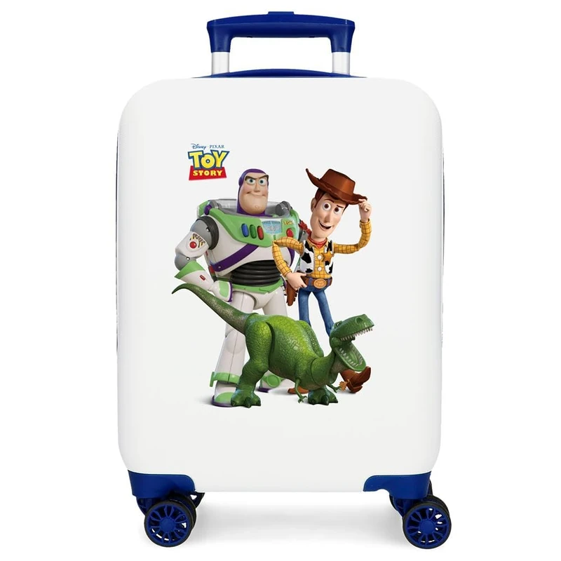 Joumma Disney Family Pixar Cabin Suitcase White 33 x 50 x 20 cm Rigid 2 kg Combination Lock Side ABS 2 kg 33L Hand Luggage, White, One Size, Cabin Suitcase