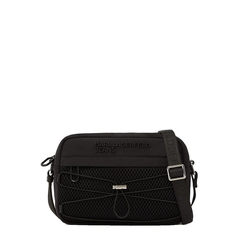 KARL LAGERFELD JEANS, Men's, Utility String Crossbody, Black, One size