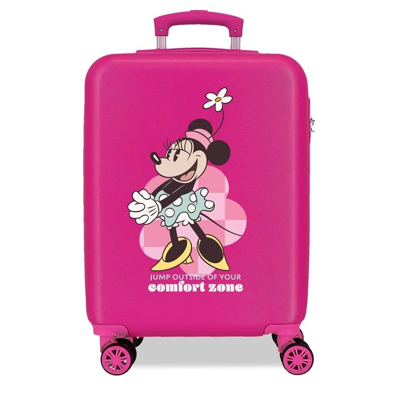 Disney Joumma Mickey & Minnie Cabin Suitcase Multicolor 38 x 55 x 20 cm Rigid 2 kg Combination Lock Side ABS 2 kg 35L Hand Luggage, Multicoloured, One Size, Cabin Suitcase