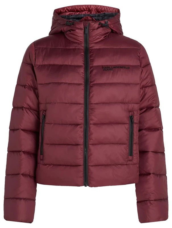 KARL LAGERFELD JEANS, Women's, Light Padded Jacket, Regular Fit, Purple, XL