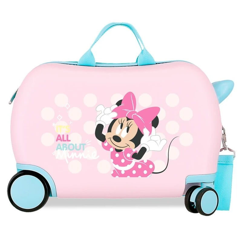 Disney Joumma Play All Day Children's Suitcase Pink 45 x 31 x 20 cm Rigid 1.8 kg Combination Lock Side ABS 1.8 kg 27.9L Hand Luggage, Pink, One Size, Children's Suitcase