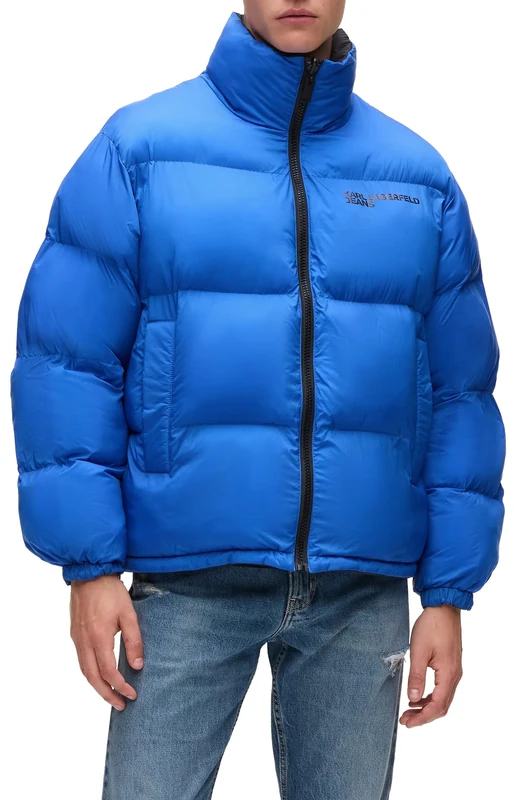 KARL LAGERFELD JEANS, Men's, Reversible Puffer, Regular Fit, Blue, XL
