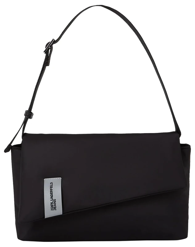 KARL LAGERFELD JEANS, Women's, Padded Nylon Shoulderbag, Black, One size