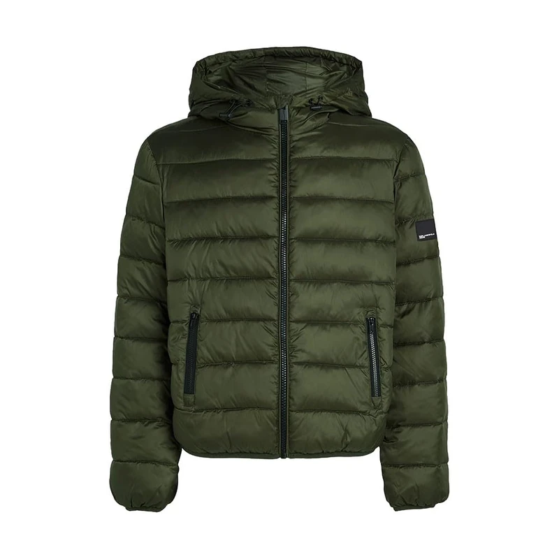 KARL LAGERFELD JEANS, Men's, Light Padded Jacket, Regular Fit, Green, XL