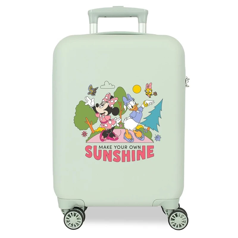 Disney Joumma Mickey & Minnie Cabin Suitcase Multicolor 33 x 50 x 20 cm Rigid 2 kg Combination Lock Side ABS 2 kg 33L Hand Luggage, Multicoloured, One Size, Cabin Suitcase