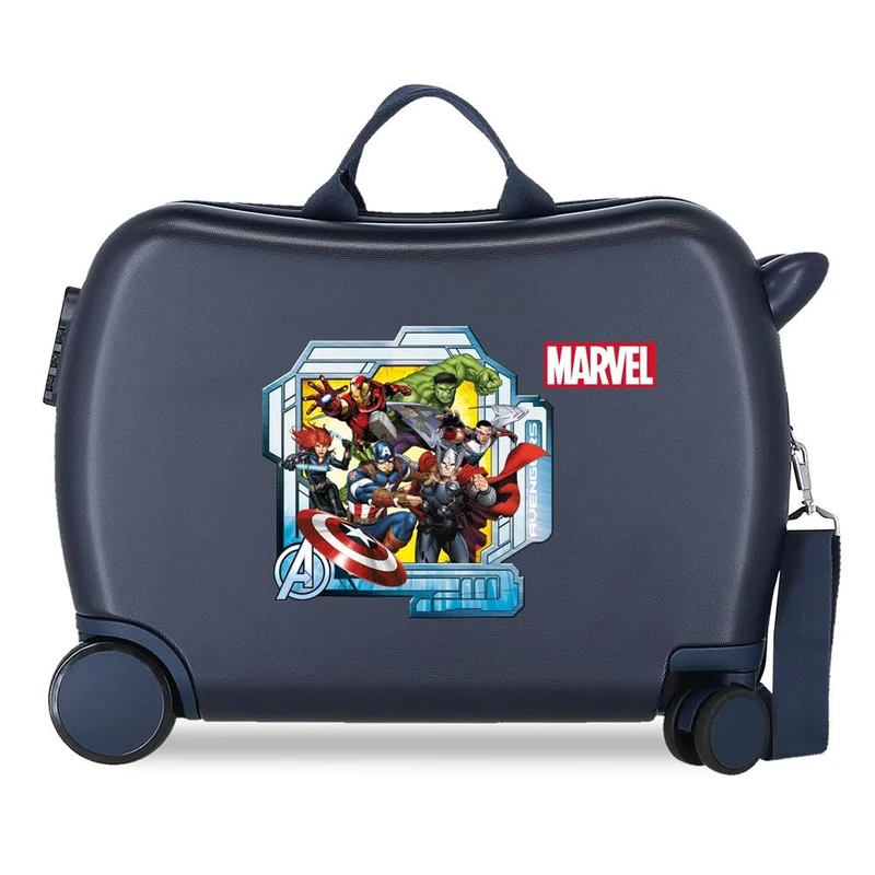 Marvel Joumma All Avengers Children's Suitcase Blue 50 x 38 x 20 cm Rigid 1.8 kg Combination Lock Side ABS 1.8 kg 38L Hand Luggage, Blue, One Size, Children's Suitcase