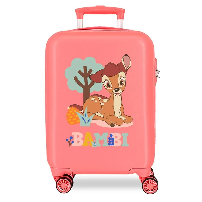 Joumma Disney Clasicos 2 Cabin Suitcase Pink 33 x 50 x 20 cm Rigid 2 kg Combination Lock Side ABS 2 kg 33L Hand Luggage, Pink, One Size, Cabin Suitcase