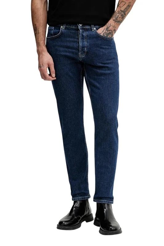 KARL LAGERFELD JEANS, Men's, Tapered Denim, Tapered Leg, Blue, 2930