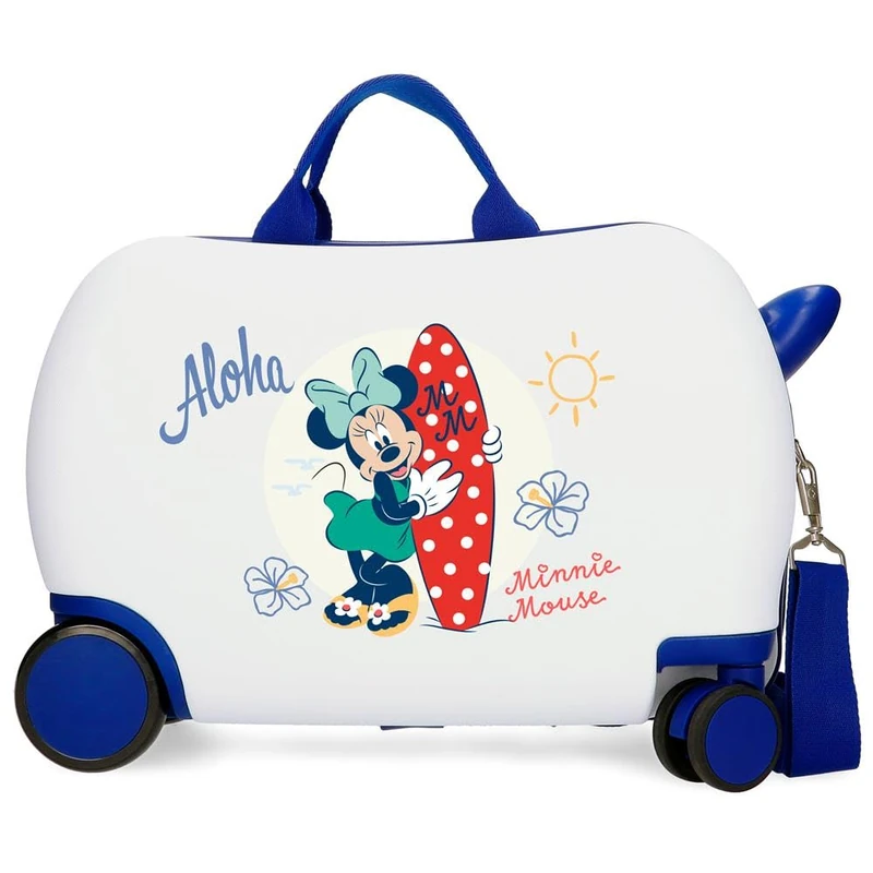 Disney Joumma Mickey & Minnie Children's Suitcase Multicolour 45 x 31 x 20 cm Hard 1.8 kg Combination Lock Side ABS 1.8 kg 27.9L Hand Luggage, Multicoloured, One Size, Children's Suitcase