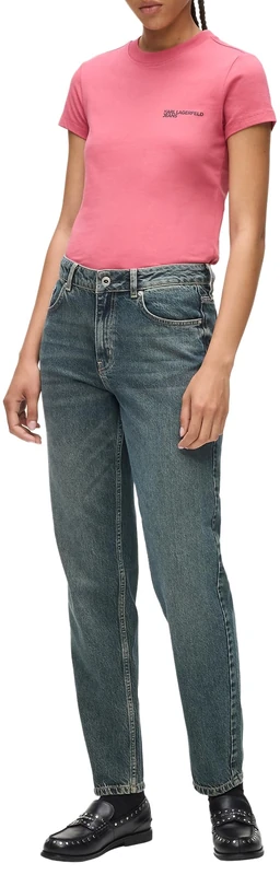 KARL LAGERFELD JEANS, Women's, Mom Denim, Mom Fit, Blue, 2732