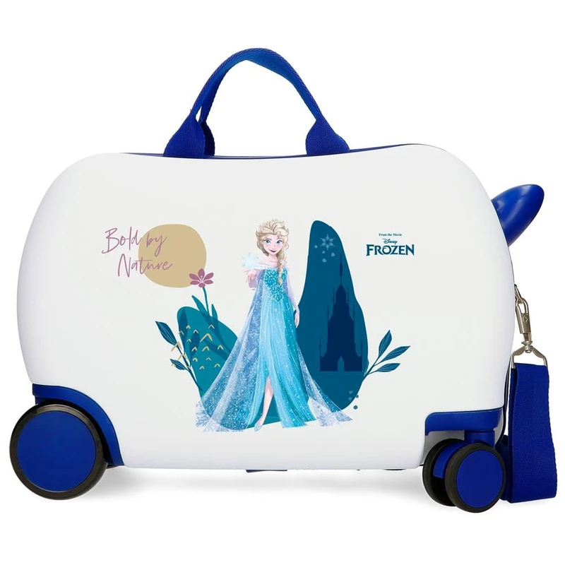 Disney Joumma Nature is Magical – Frozen II Children's Suitcase White 45 x 31 x 20 cm Rigid 1.8 kg Combination Lock Side ABS 1.8 kg 27.9L Hand Luggage, White, One Size, Children's Suitcase