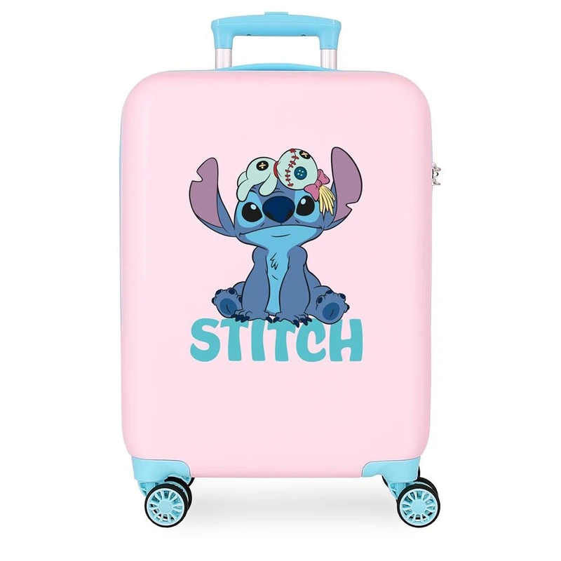 Disney Kids Carry-on Luggage with Hard Suitcase and 4 Wheel Combination Lock is Made of ABS, a Rigid and Lightweight Material., in The World, Taglia Unica, Cabin Suitcase