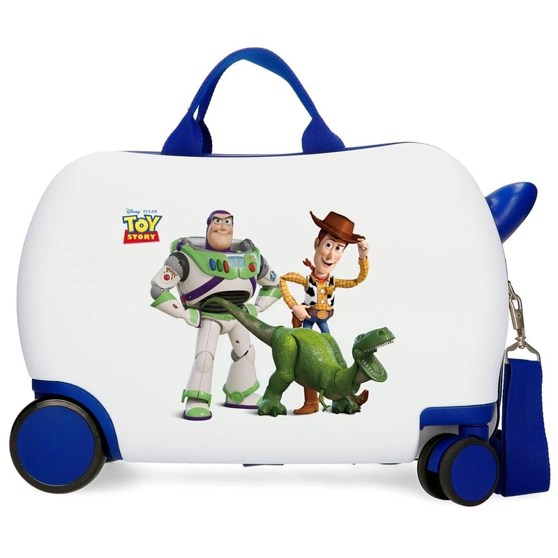 Joumma Disney Family Pixar Children's Suitcase White 45 x 31 x 20 cm Rigid 1.8 kg Combination Lock Side ABS 1.8 kg 27.9L Hand Luggage, White, One Size, Children's Suitcase - Image 1