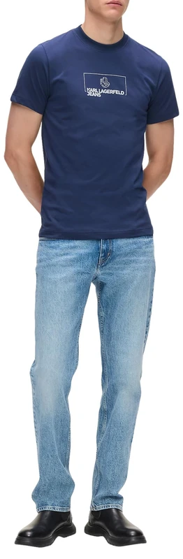 KARL LAGERFELD JEANS, Men's, Bootcut Denim, Bootcut Leg, Blue, 34