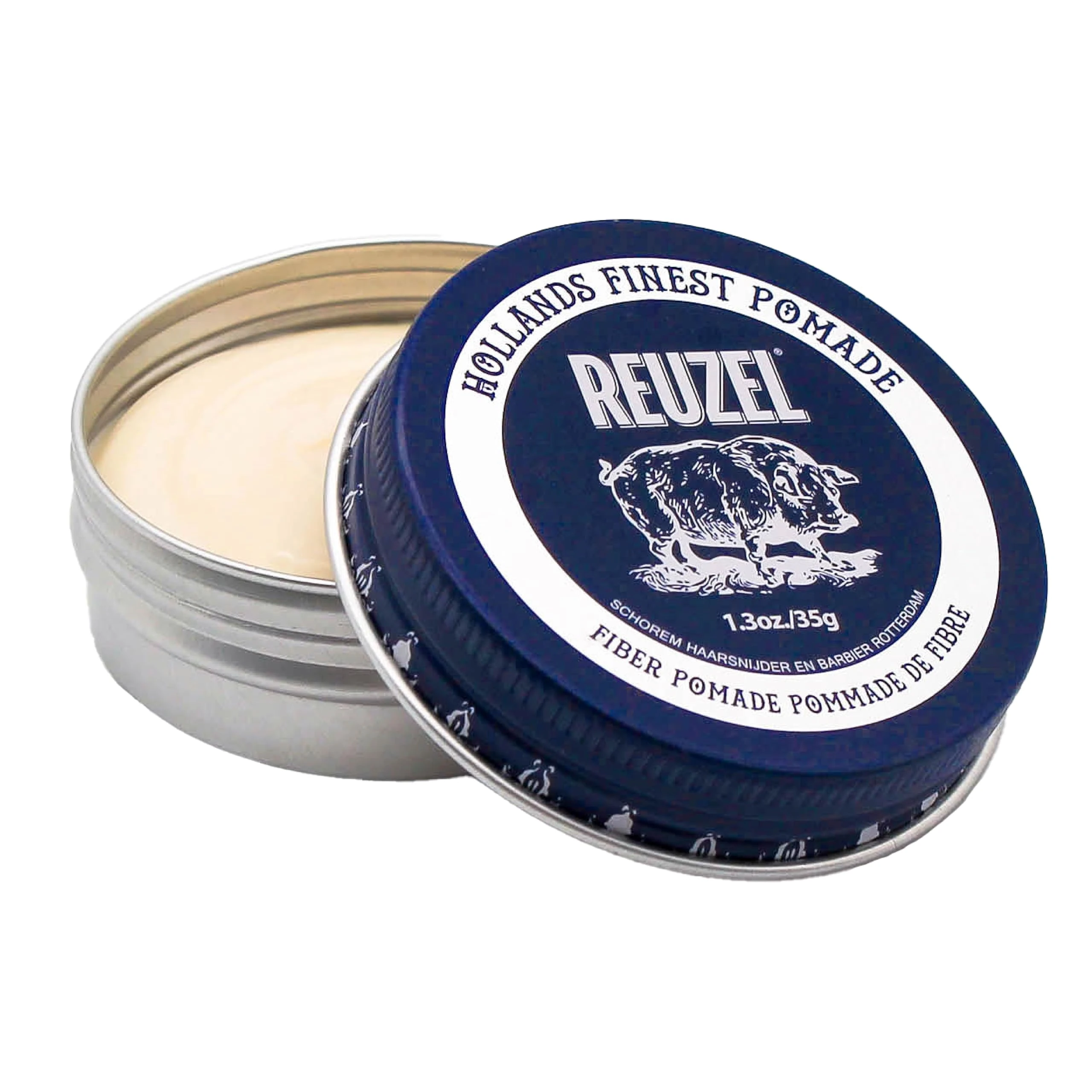 Reuzel Fiber Pomade, Low Shine Firm Holding Texurised Fuller Look, Easy To Restyle Throughout The Day 1.3oz/35g