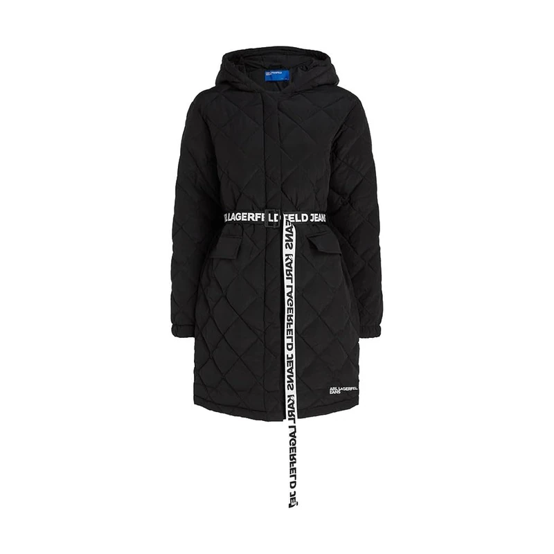 KARL LAGERFELD JEANS, Women's, Light Padded Coat, Regular Fit, Black, L - Image 1