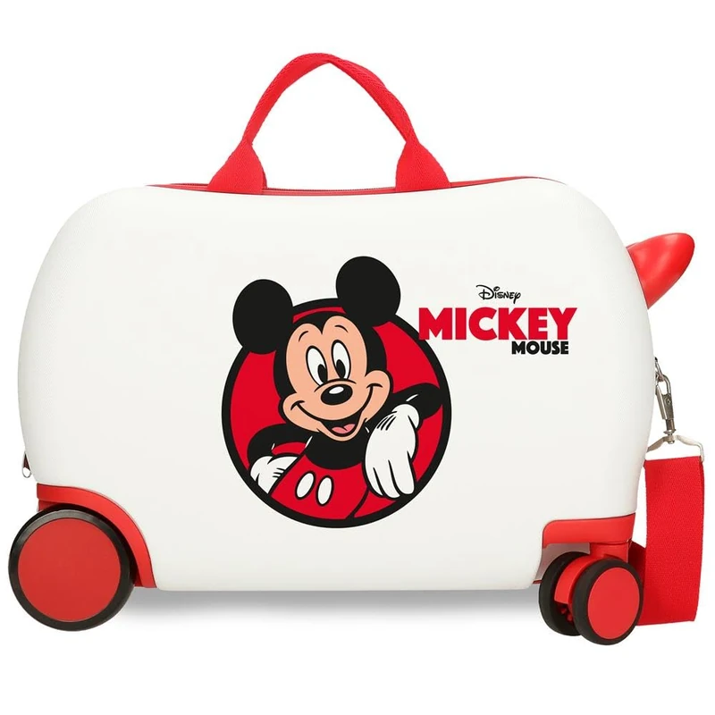 Disney Joumma Mickey & Minnie Children's Suitcase Multicolour 45 x 31 x 20 cm Hard 1.8 kg Combination Lock Side ABS 1.8 kg 27.9L Hand Luggage, Multicoloured, One Size, Children's Suitcase