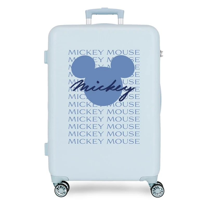Disney Joumma Have A Good Time Medium Suitcase Blue 42x65x23 cm Rigid 3.2 kg Combination Lock Side ABS 3.2 kg 56LExtensible, Blue, One Size, Medium Suitcase