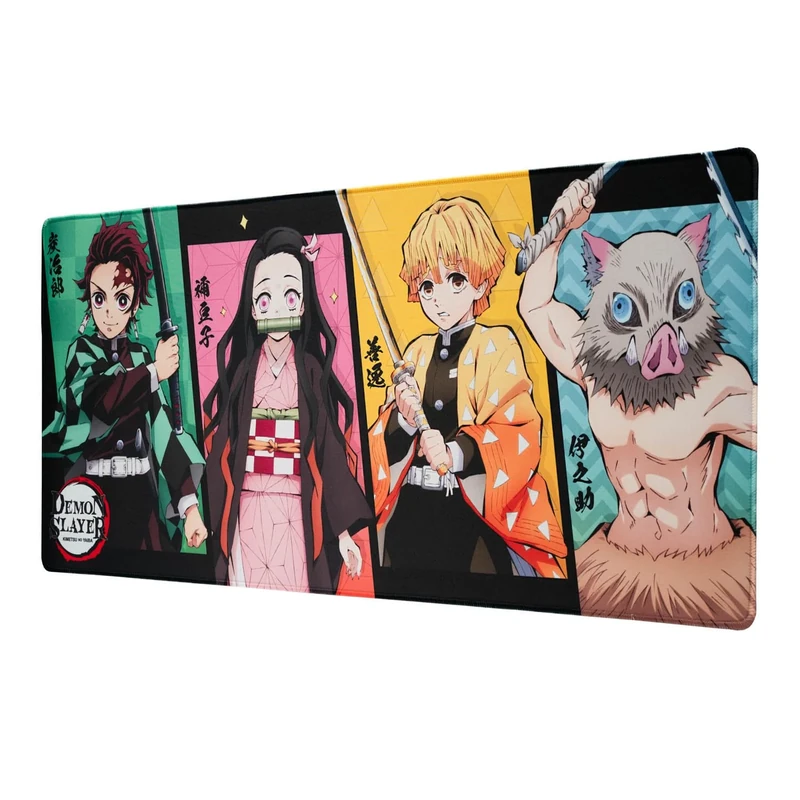 Grupo Erik Large Mouse Mat - Demon Slayer Manga Gifts | Gaming Mouse Pad XXL 80 x 35 cm - 31.5 x 13.8 in, Desk Mat Large, Gaming Desk Accessories | Demon Slayer Merch Gifts under 20 Pounds
