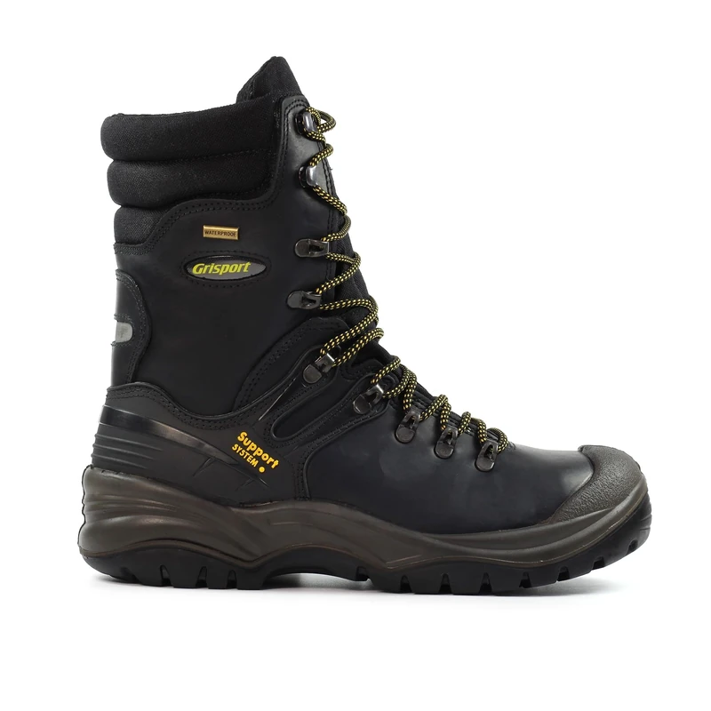 Grisport Mens Dynamite Black Waterproof Safety Work Boot 6 Black