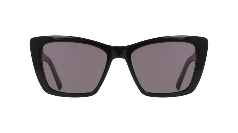 DKNY Women's DK554S Sunglasses, Black, 54