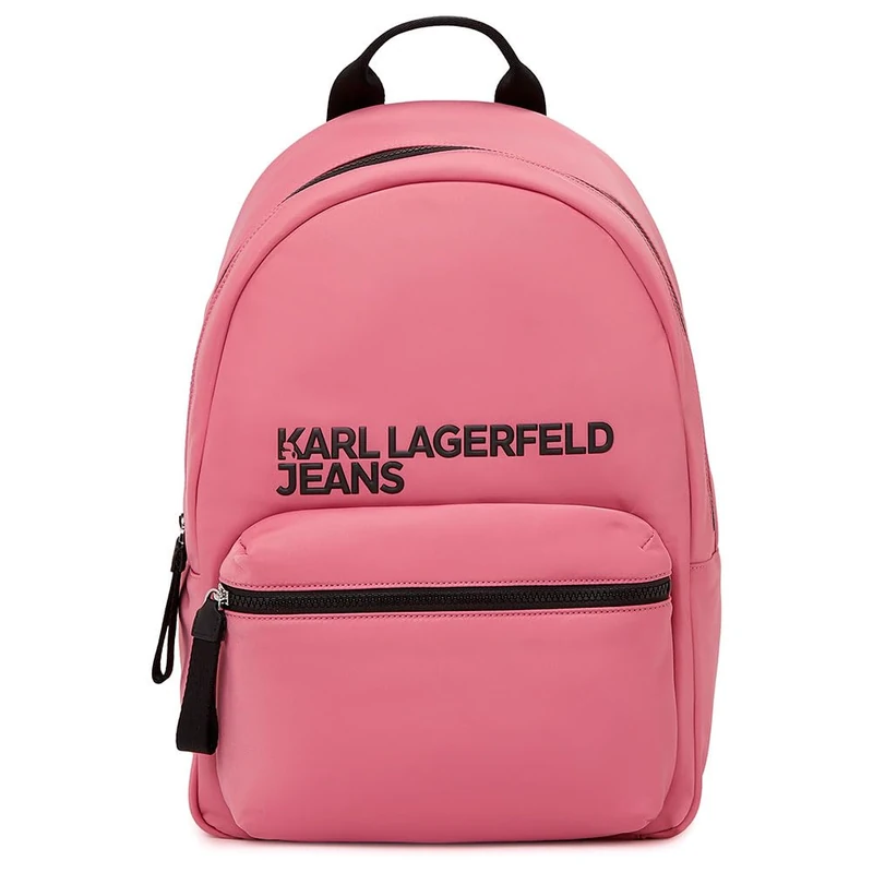 KARL LAGERFELD JEANS, Women's, Essential Nylon Backpack, Pink, One size