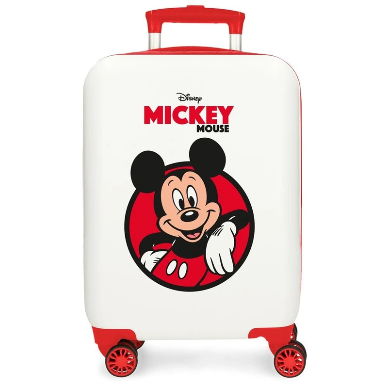 Disney Joumma Mickey & Minnie Cabin Suitcase Multicolor 33 x 50 x 20 cm Rigid 2 kg Combination Lock Side ABS 2 kg 33L Hand Luggage, Multicoloured, One Size, Cabin Suitcase