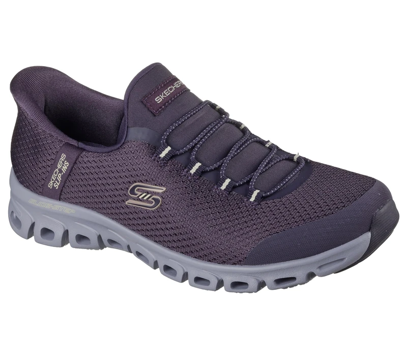 Skechers Men's Hands-Free Slip-ins Glide-Step Pro Trainers, Plum, 7 UK - Image 1