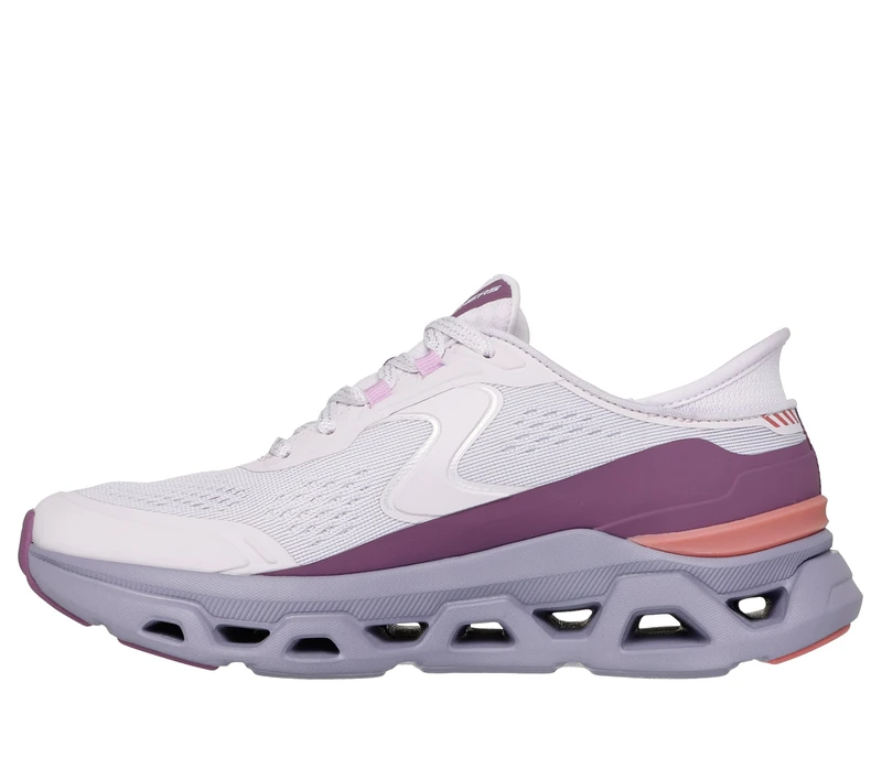 Skechers Women's Glide-Step Atlus Hands Free Slip-ins Sneaker, Lav=Lavender, 4.5 UK