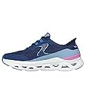 Skechers Women's Glide-Step Atlus Hands Free Slip-ins Sneaker, Nvbl=Navy/Blue, 6 UK