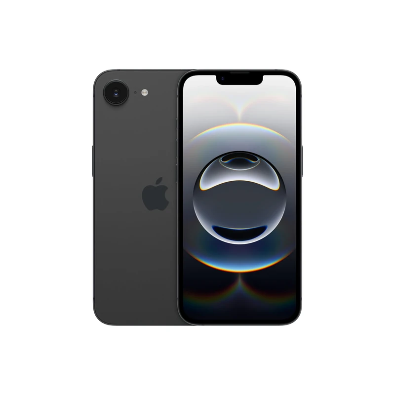 Apple iPhone 16e 128GB: Built for Apple Intelligence, A18 Chip, Supersized Battery Life, 48MP Fusion Camera, 6.1-inch Super Retina XDR Display; Black - Image 1