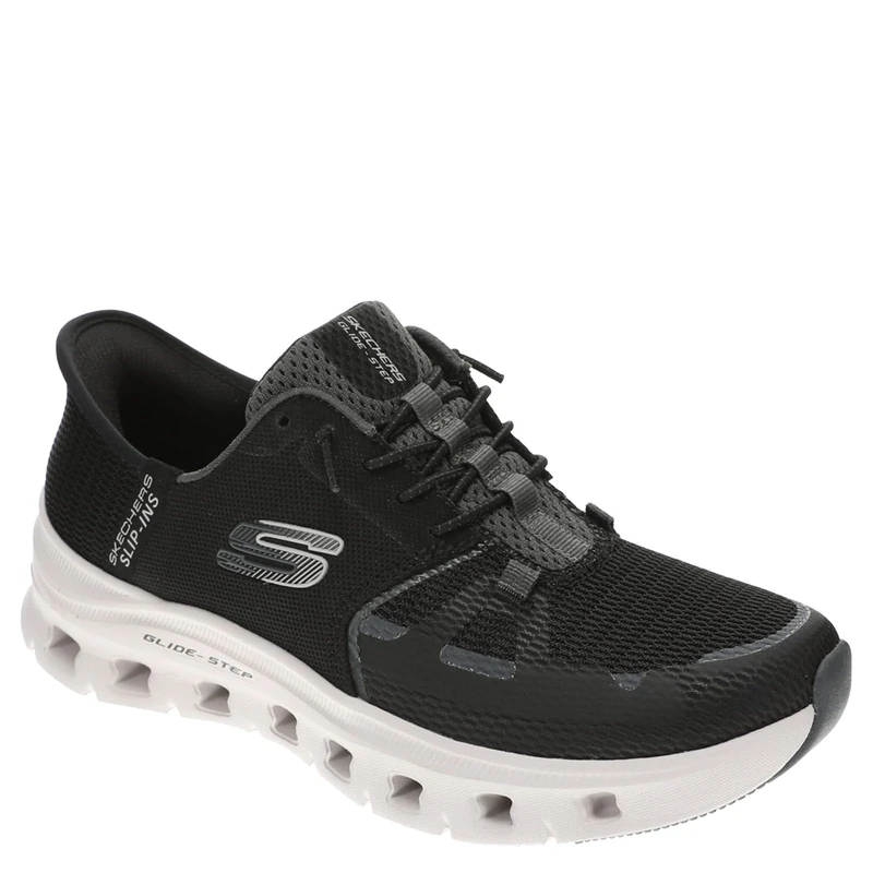 Skechers Glide-Step Pro Hands Free Slip-ins, Women's Trainers, Bkcc Charcoal Black, 39.5 EU Ancho