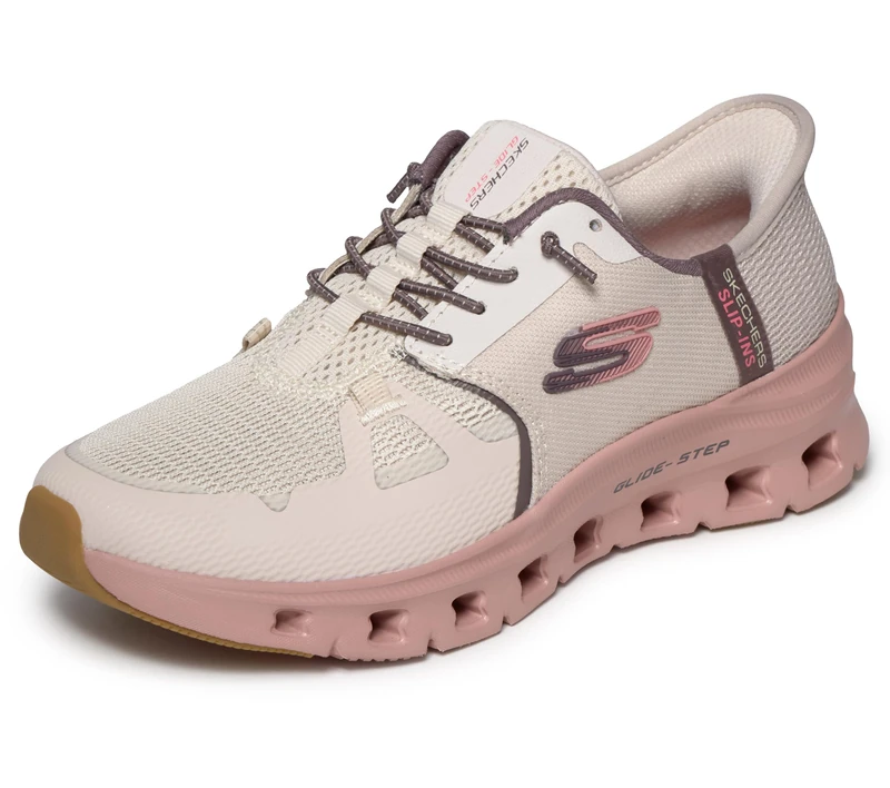 Skechers Women's Glide-Step Pro Trainer, Taupe, 4 UK Wide