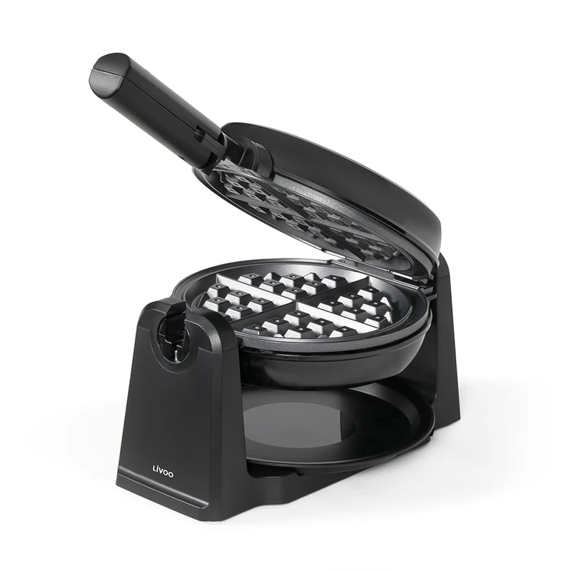 Livoo DOP252 Rotary Waffle Maker, Plastic - Image 1
