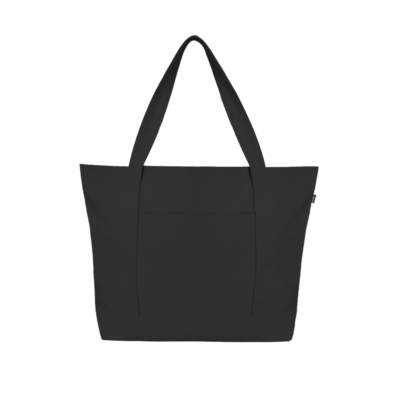 Ecoright Große Canvas Tote Bag Für Frauen Mit Reißverschluss & Innentasche, 100% Bio-baumwolle Reisenthel Shopper(Pack of 10)