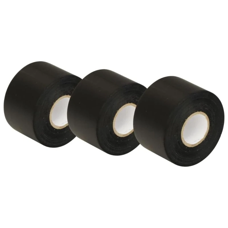 Gocableties Black Wide Electrical Tape, 50mm x 33m, 2" Strong Self-Adhesive PVC Insulation Tape for Insulating, Repairing and Protecting Electrical Wires, 96 Rolls